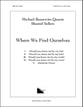 Where We Find Ourselves SATB Vocal Score cover